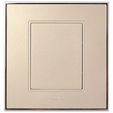 西蒙(simon)v51000-02 西蒙开关插座面板56系列(亮香槟)空白盖板 白板