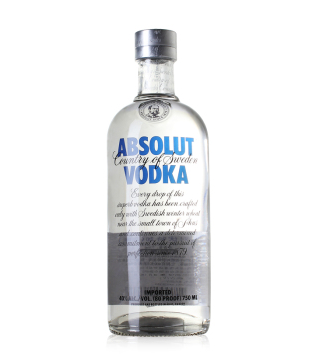 瑞典伏特加 absolut vodka 绝对伏特加原味 750毫升