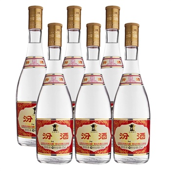 53度玻瓶汾酒475ml*6瓶装